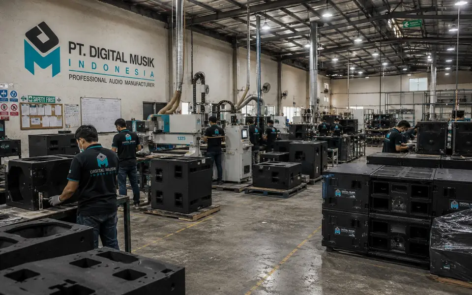 Area produksi workshop Digital Musik