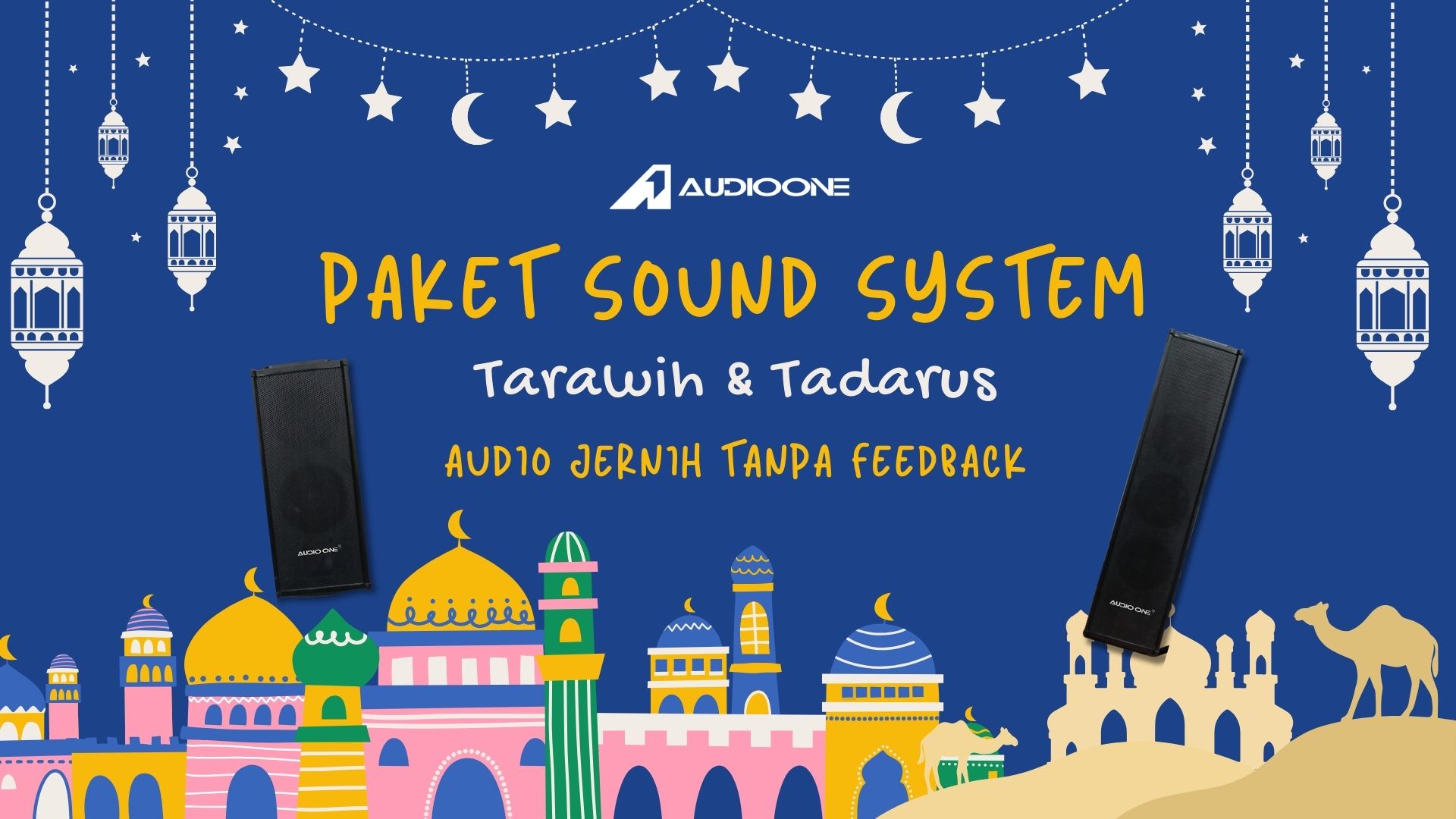 Paket Sound System Tarawih Terbaik – Audio Jernih Tanpa Feedback