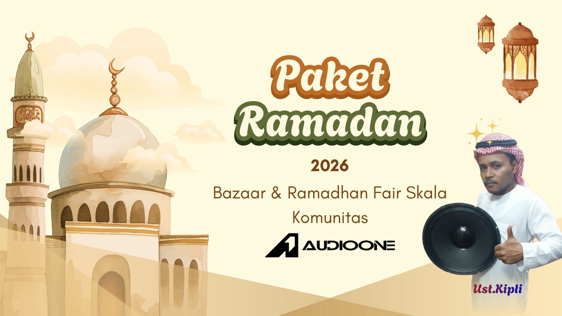 Rekomendasi Paket Sound System Bazaar & Ramadhan Fair Skala Komunitas Terbaik