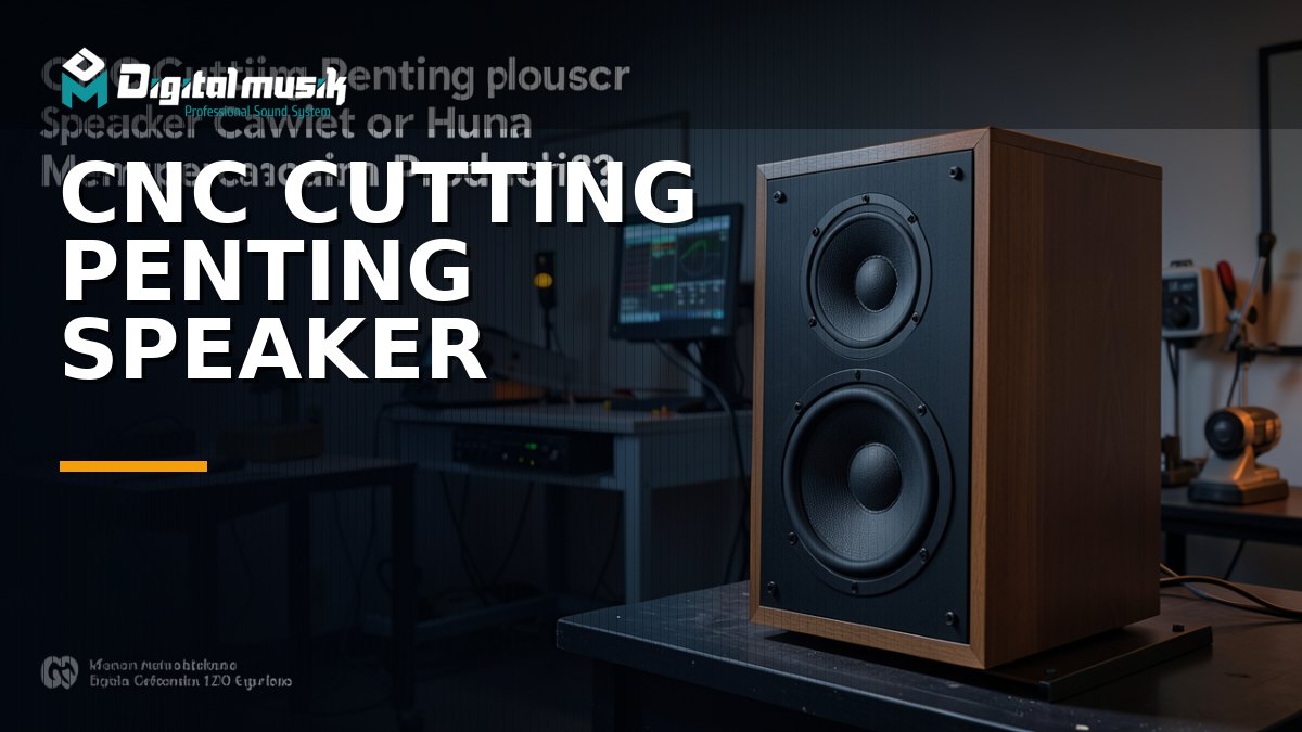 CNC Cutting untuk Speaker Cabinet: Apakah Benar-Benar Penting atau Sekadar Mempercepat Produksi?