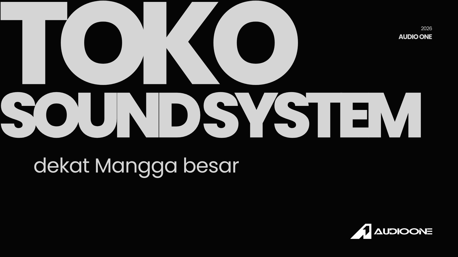 toko sound system Mangga Besar profesional