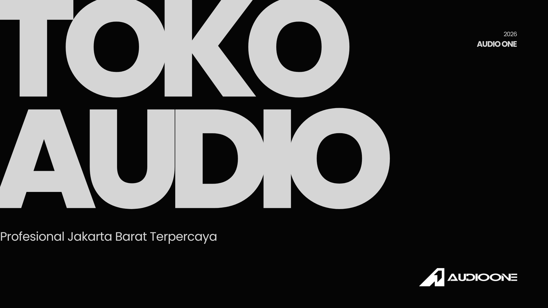 Sound system profesional untuk event di toko audio profesional Jakarta Barat