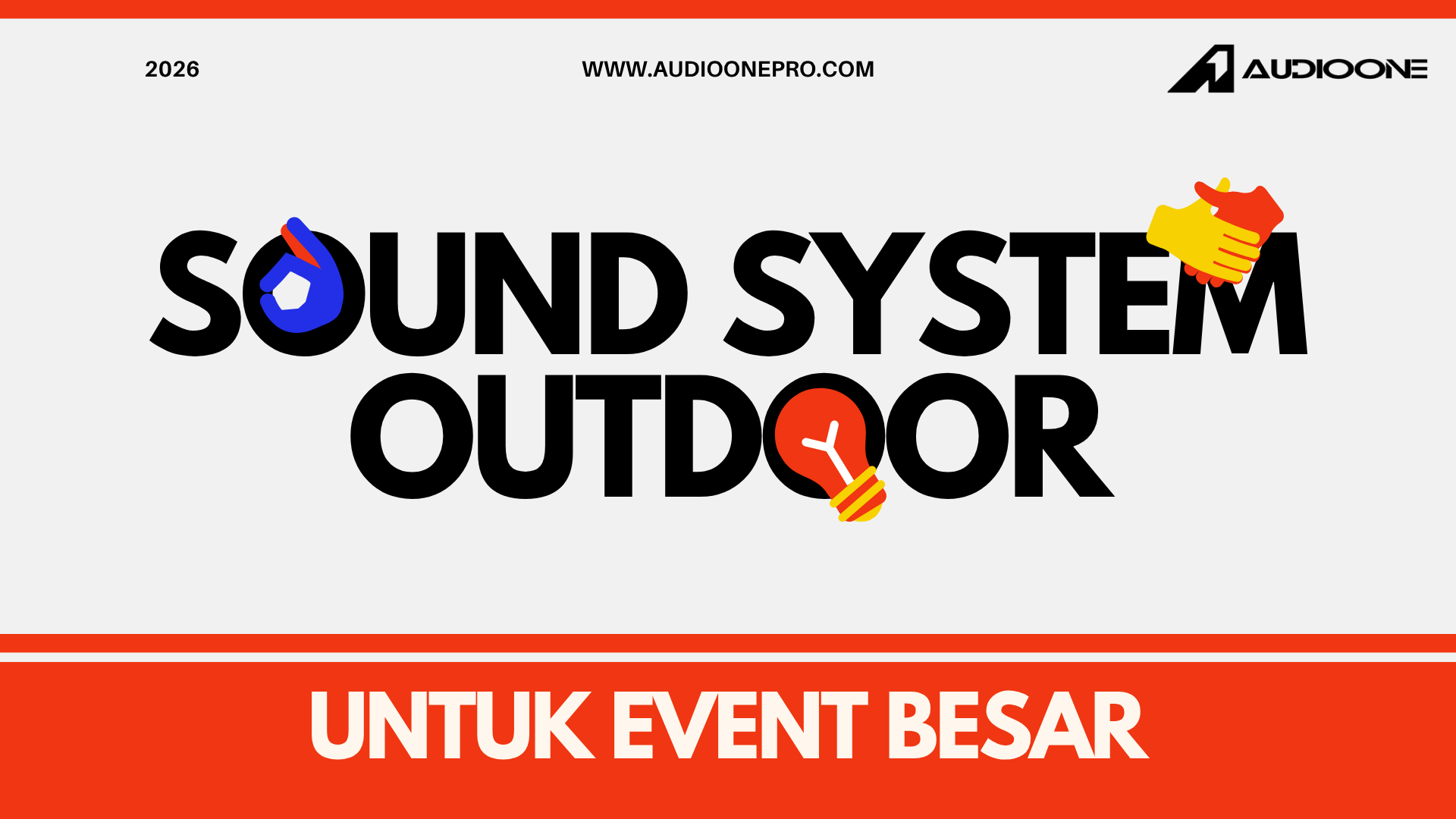 Sound system outdoor Jakarta Barat untuk event besar