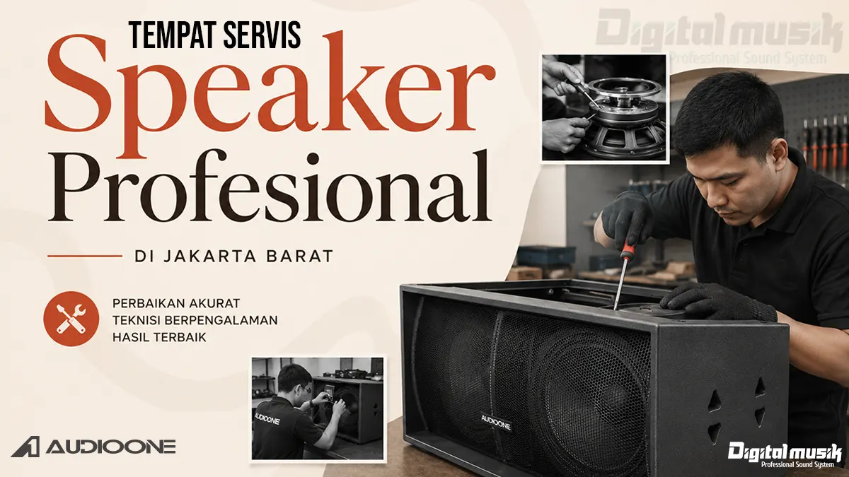 Tempat Servis Speaker Profesional di Jakarta Barat