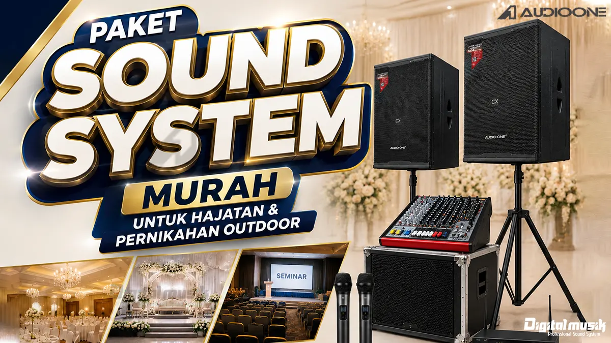 Paket Sound System Murah untuk Hajatan dan Pernikahan Outdoor