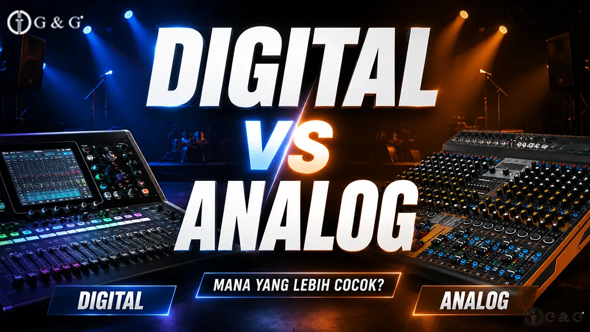 Perbandingan Mixer Digital vs Mixer Analog untuk Event Modern