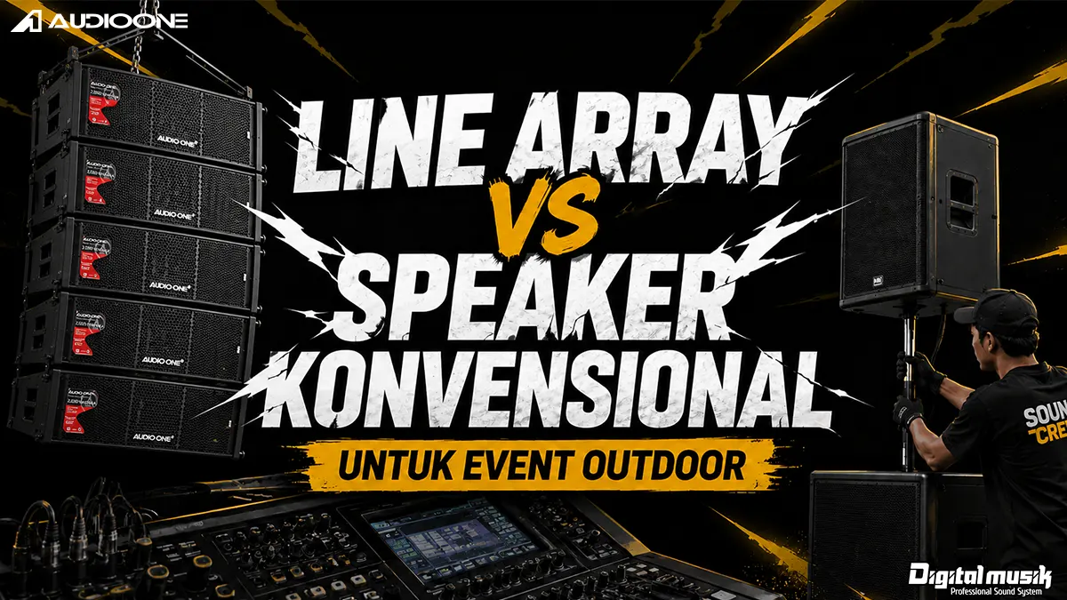 Perbandingan Sound System Line Array vs Speaker Konvensional untuk Event Outdoor