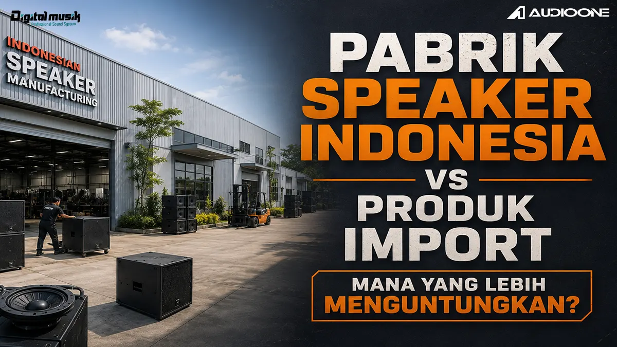 Perbandingan pabrik speaker Indonesia dan produk import