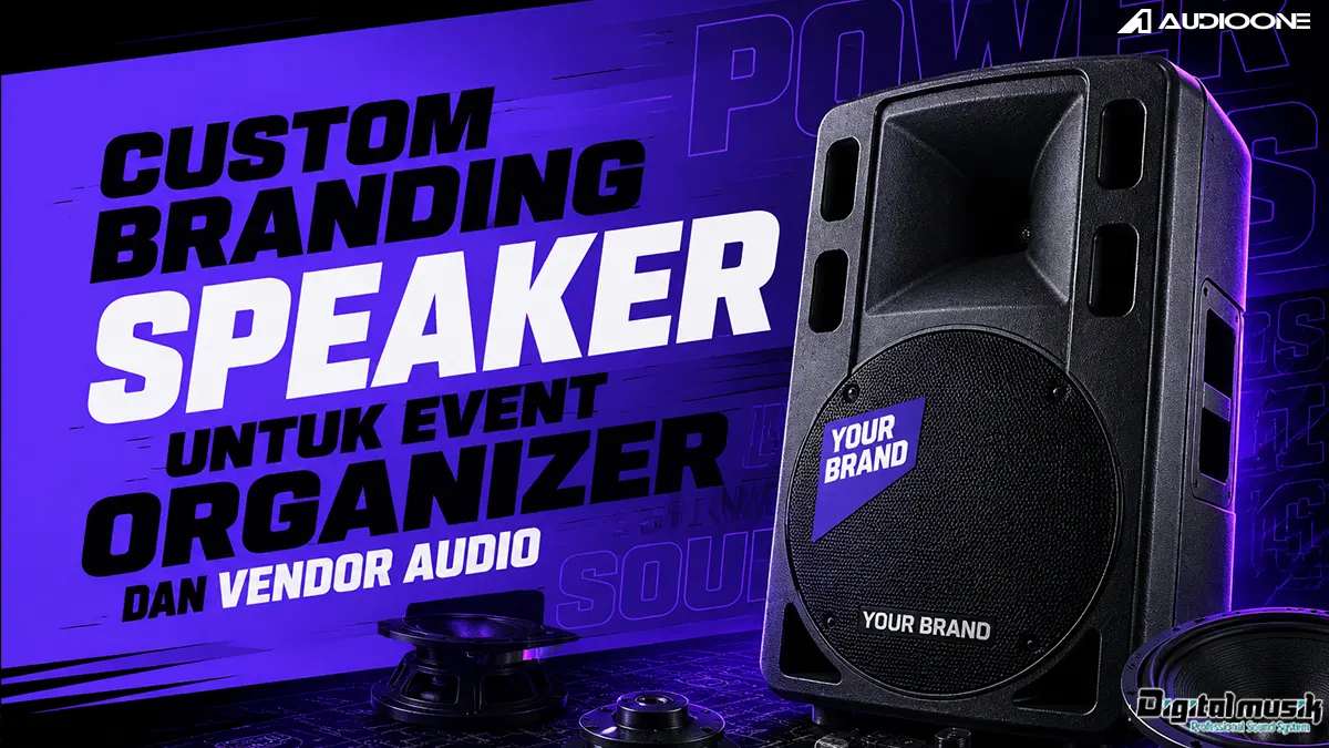 Custom Branding Speaker untuk Event Organizer dan Vendor Audio