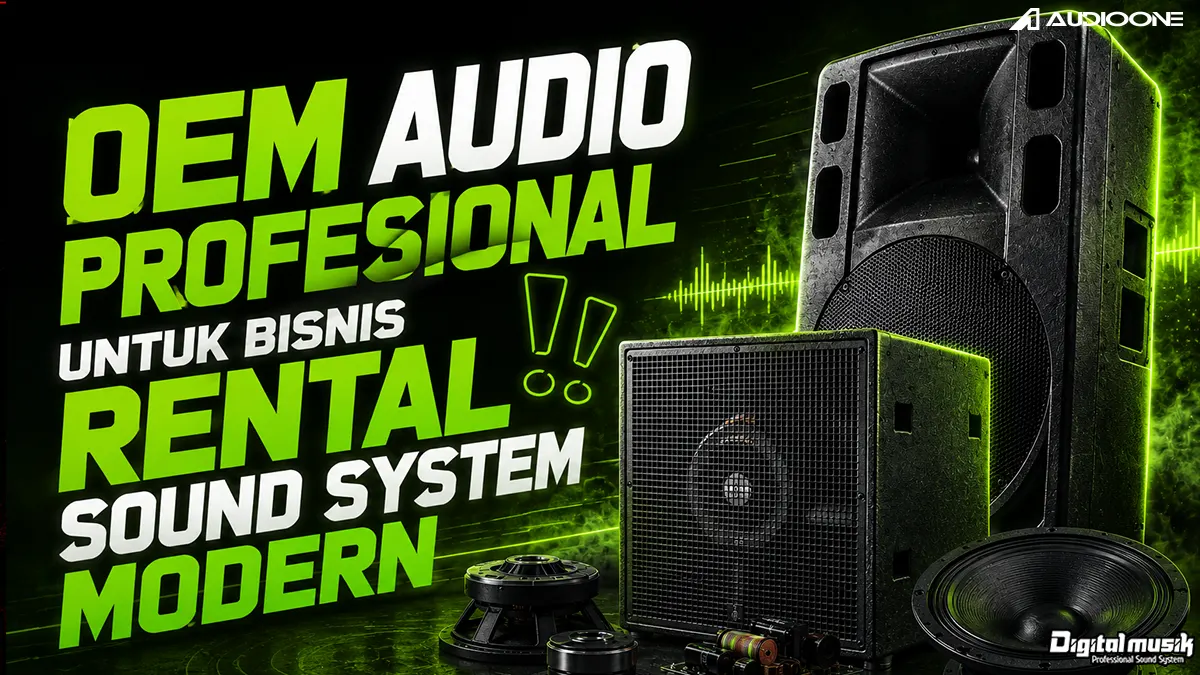 OEM Audio Profesional untuk Bisnis Rental Sound System Modern