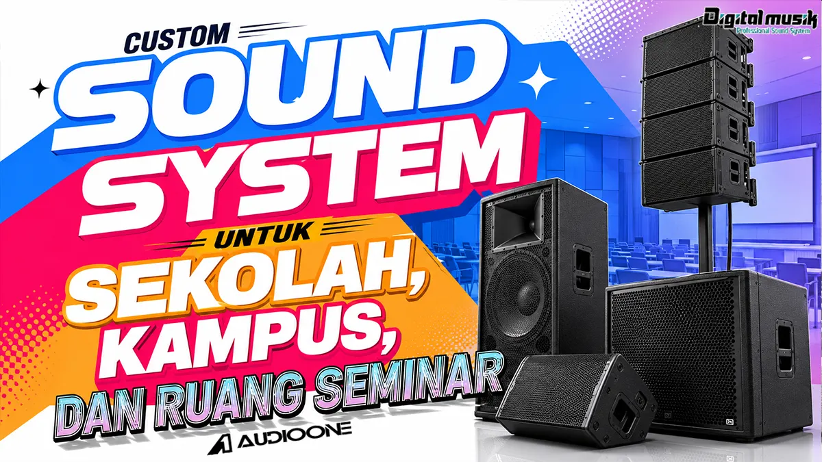 Custom Sound System untuk Sekolah, Kampus, dan Ruang Seminar: Solusi Audio Presisi