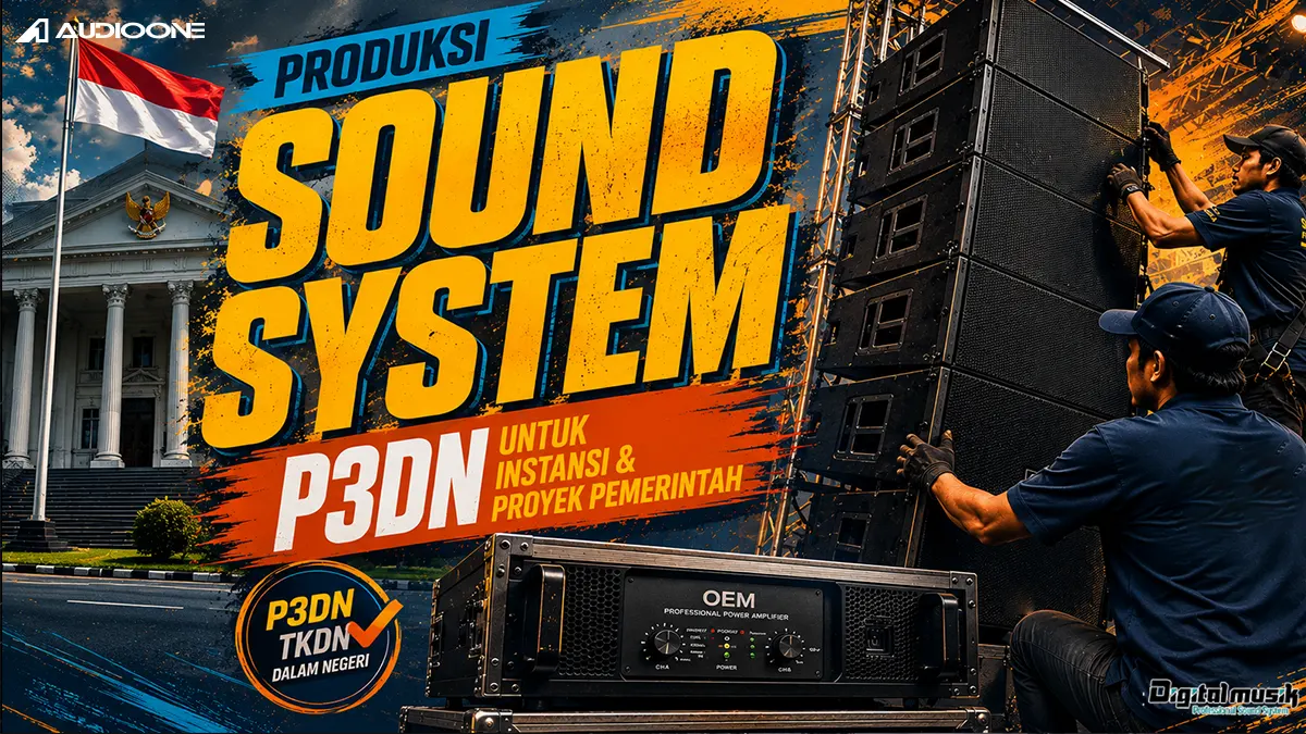 Produksi sound system p3dn untuk kebutuhan instansi pemerintah