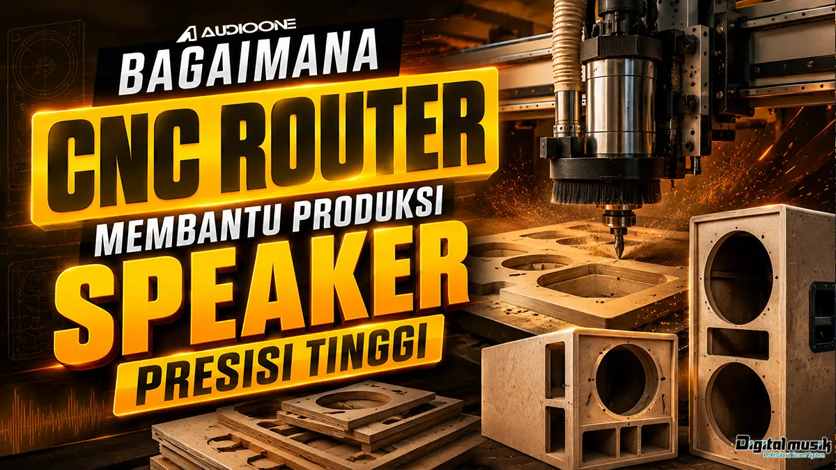 Bagaimana CNC Router Membantu Produksi Speaker Presisi Tinggi