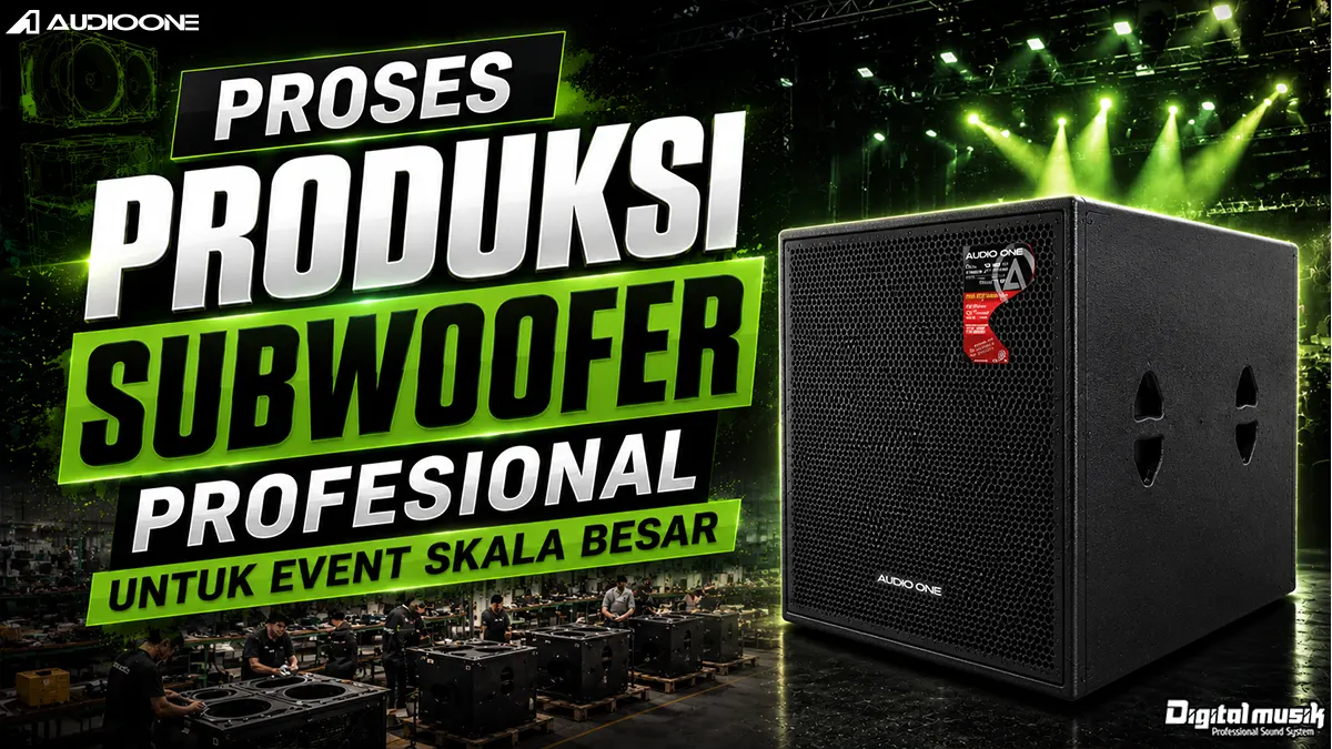 Proses Produksi Subwoofer Profesional untuk Event Skala Besar
