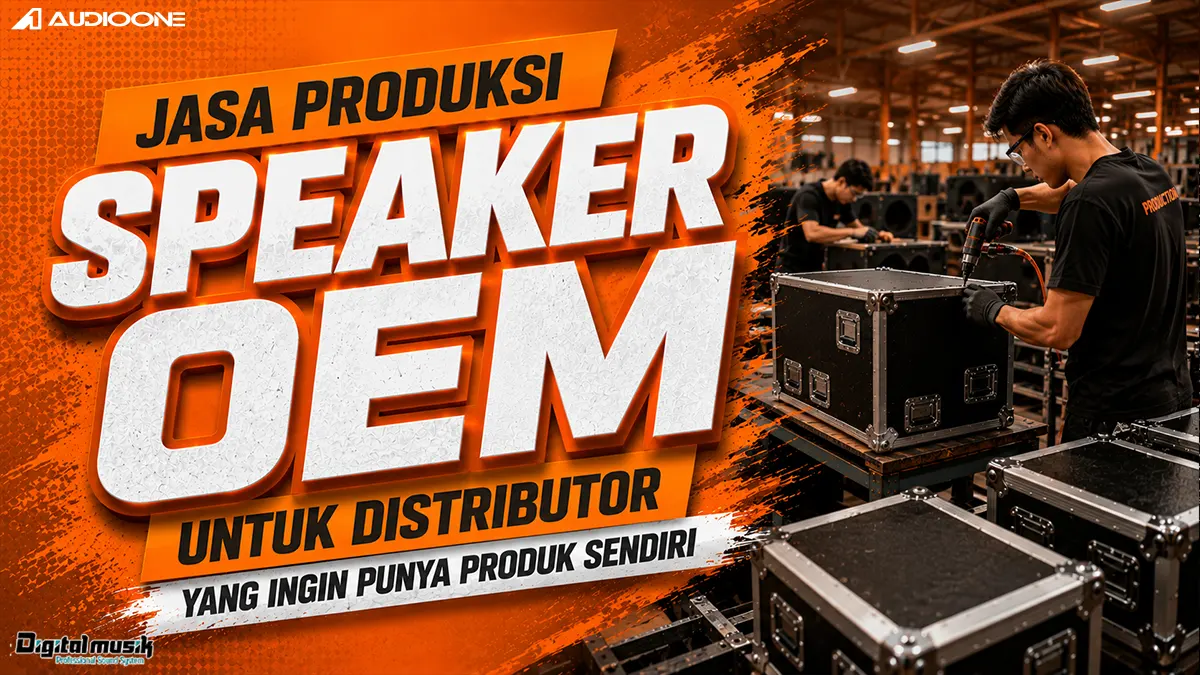 Jasa Produksi Speaker OEM untuk Distributor yang Ingin Punya Produk Sendiri