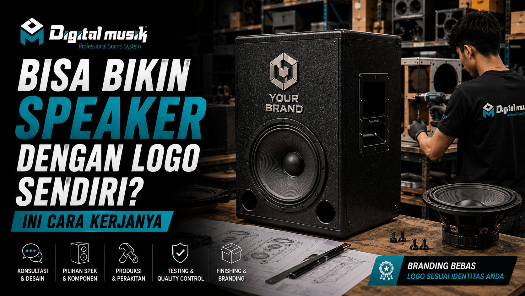 Bisa Bikin Speaker dengan Logo Sendiri? Ini Cara Kerjanya