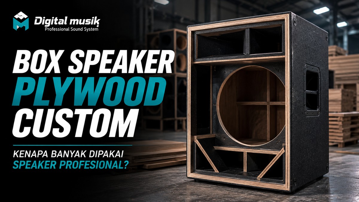 Box Speaker Plywood Custom: Kenapa Banyak Dipakai Speaker Profesional?