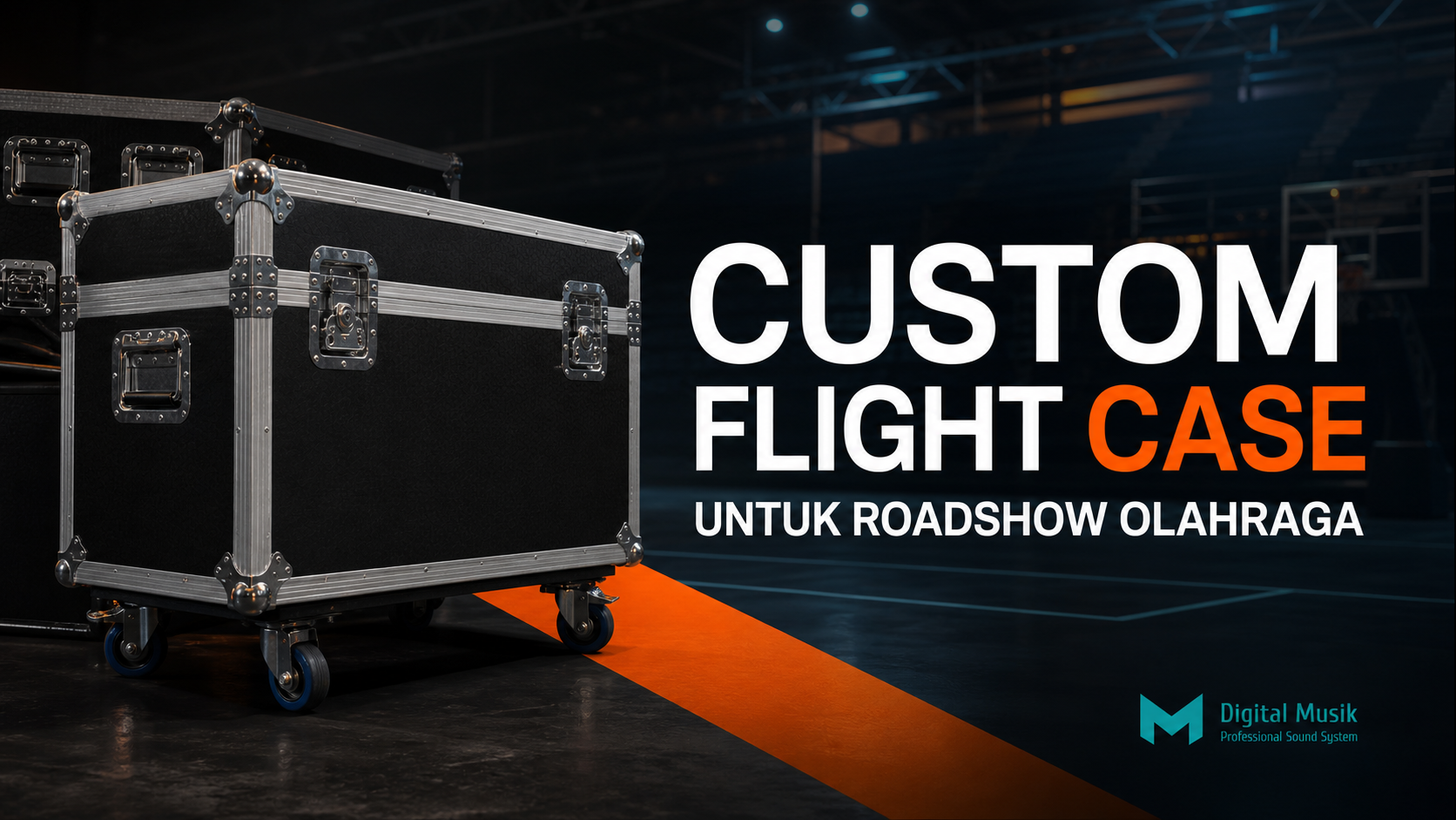 Proses produksi custom flight case untuk kebutuhan roadshow dan event olahraga