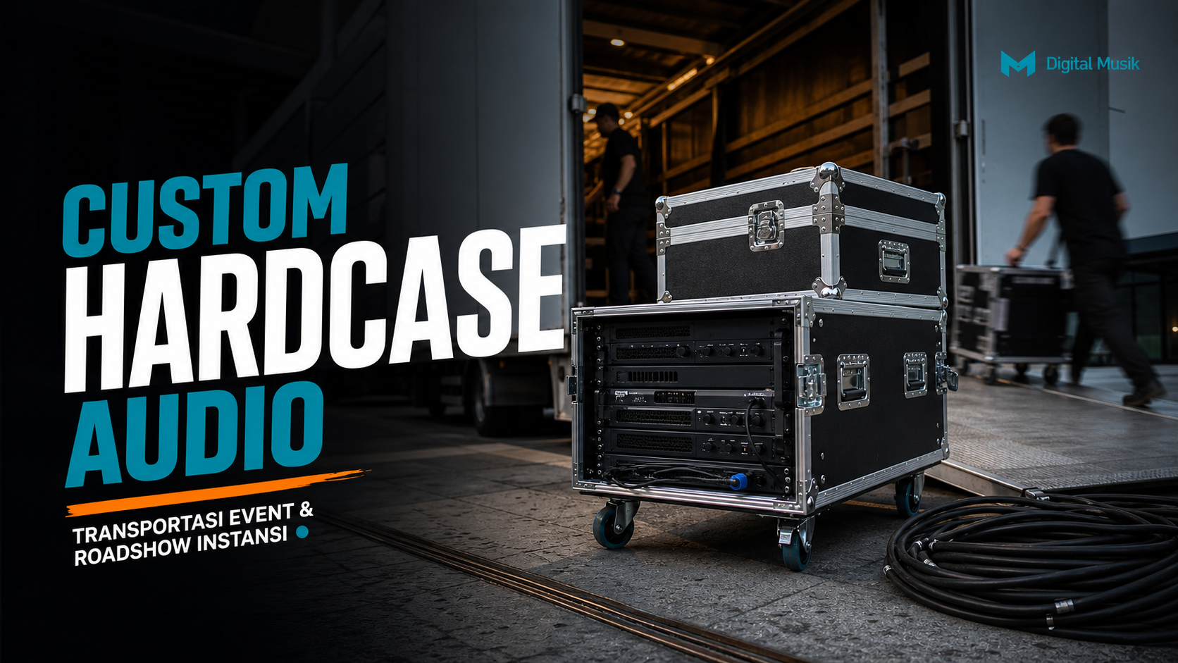 Produksi custom hardcase audio untuk kebutuhan transportasi event dan roadshow