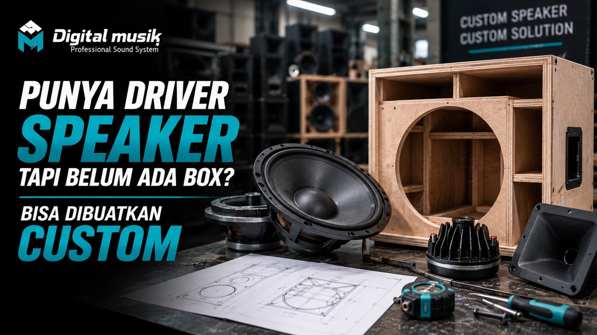 Have a Speaker Driver but Don't Have a Box Yet? Can Be Custom Made