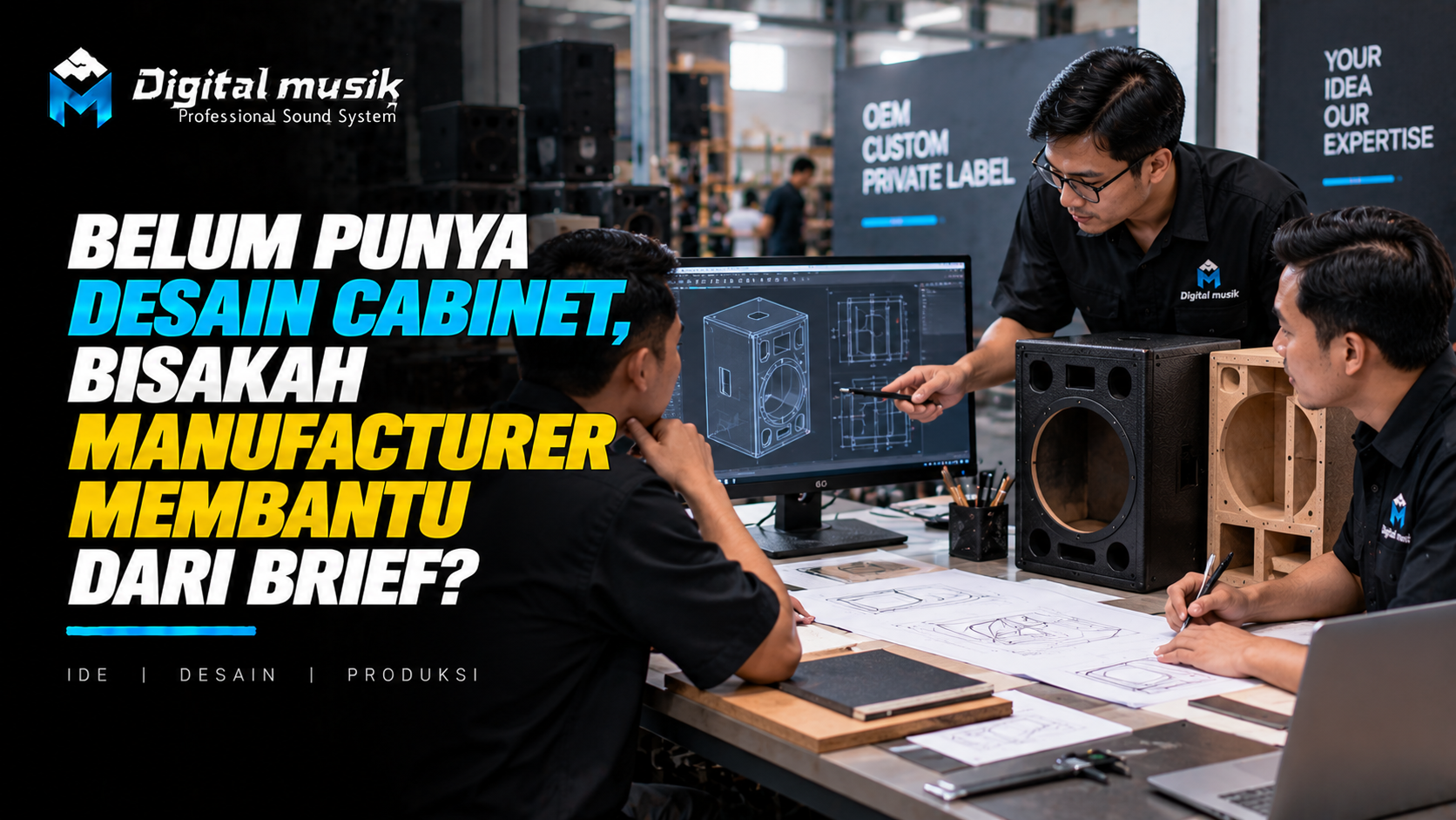 Belum Punya Desain Cabinet, Bisakah Manufacturer Membantu dari Brief?