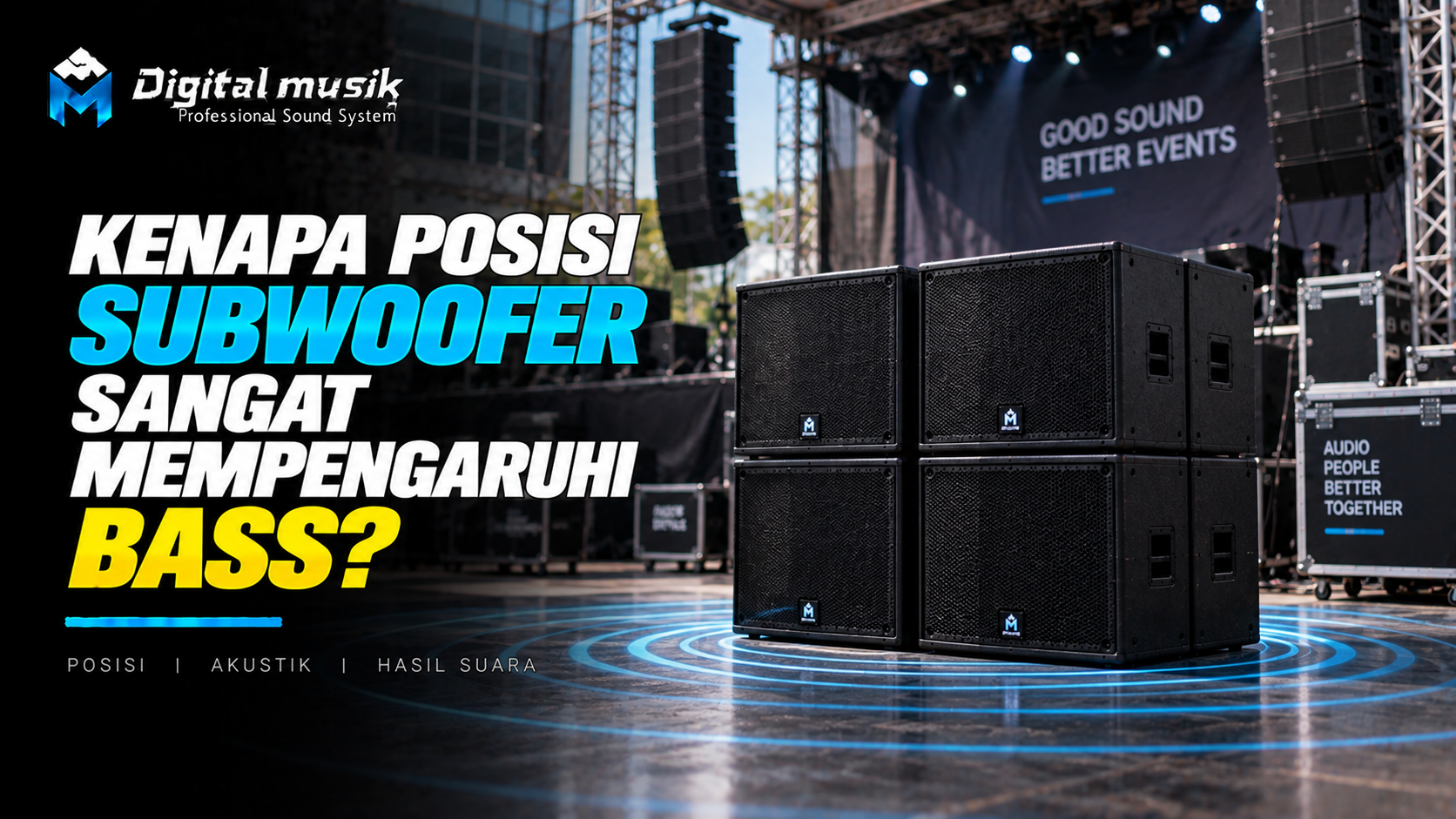 Kenapa Posisi Subwoofer Sangat Mempengaruhi Bass?