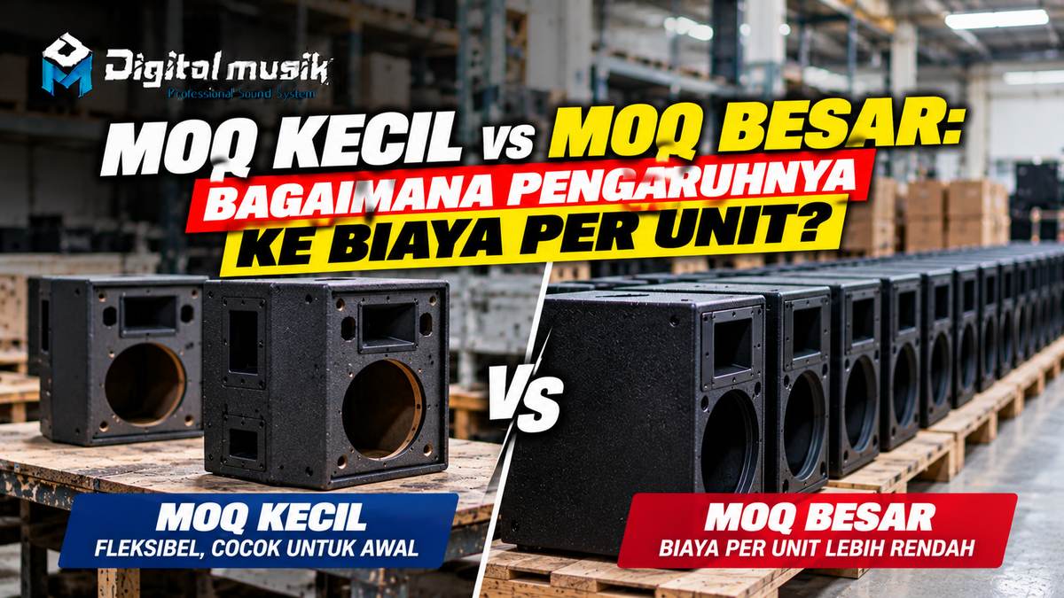 MOQ Kecil vs MOQ Besar: Bagaimana Pengaruhnya ke Biaya per Unit?