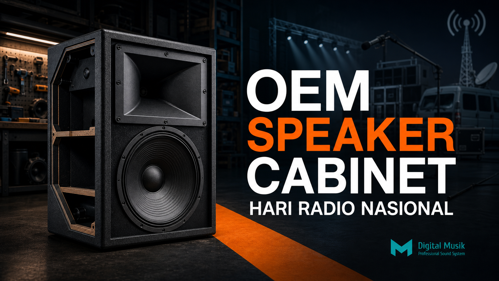 Proses manufaktur OEM speaker cabinet untuk kebutuhan audio aktivasi