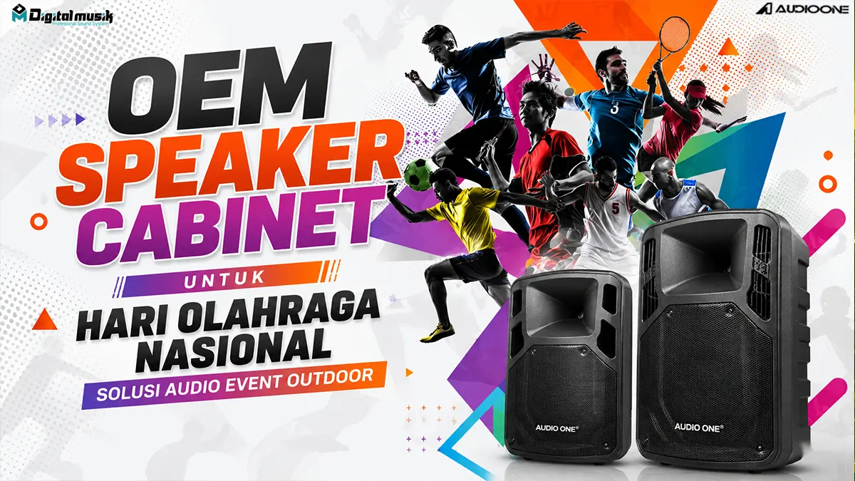 Proses manufaktur OEM speaker cabinet untuk kebutuhan event outdoor profesional