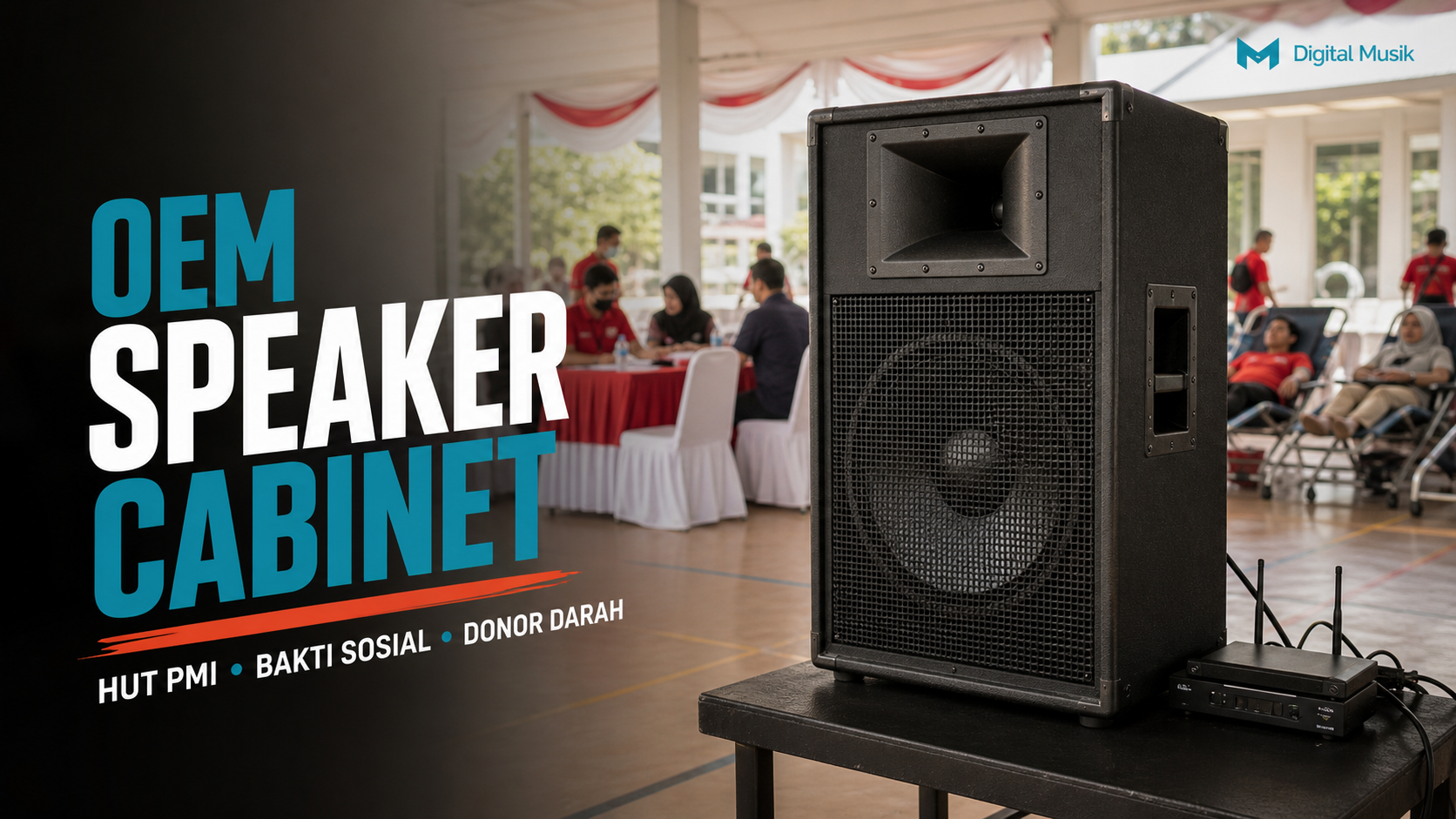 Proses manufaktur speaker cabinet profesional untuk kebutuhan event instansi