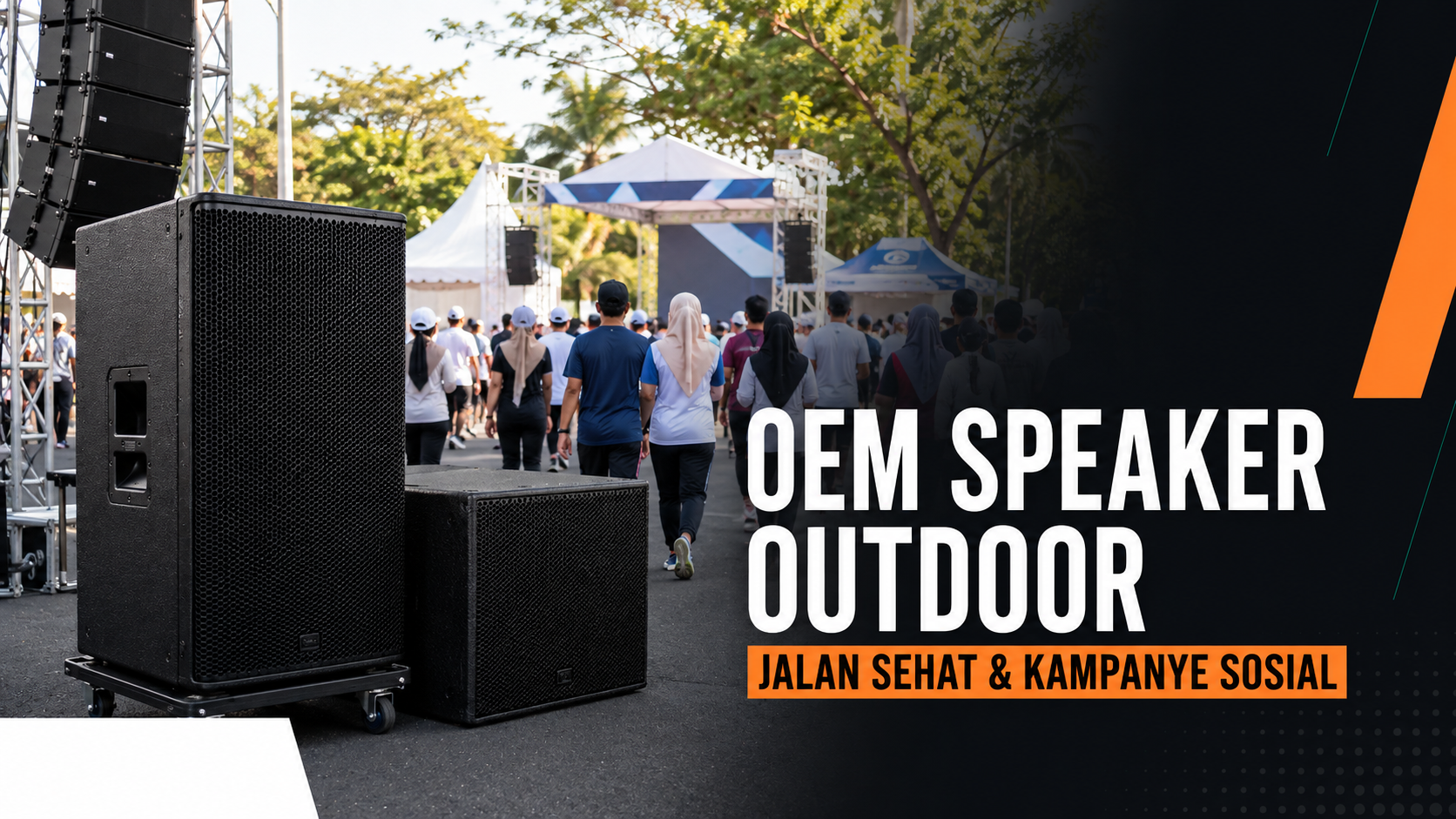 Proses fabrikasi custom speaker cabinet untuk kebutuhan outdoor