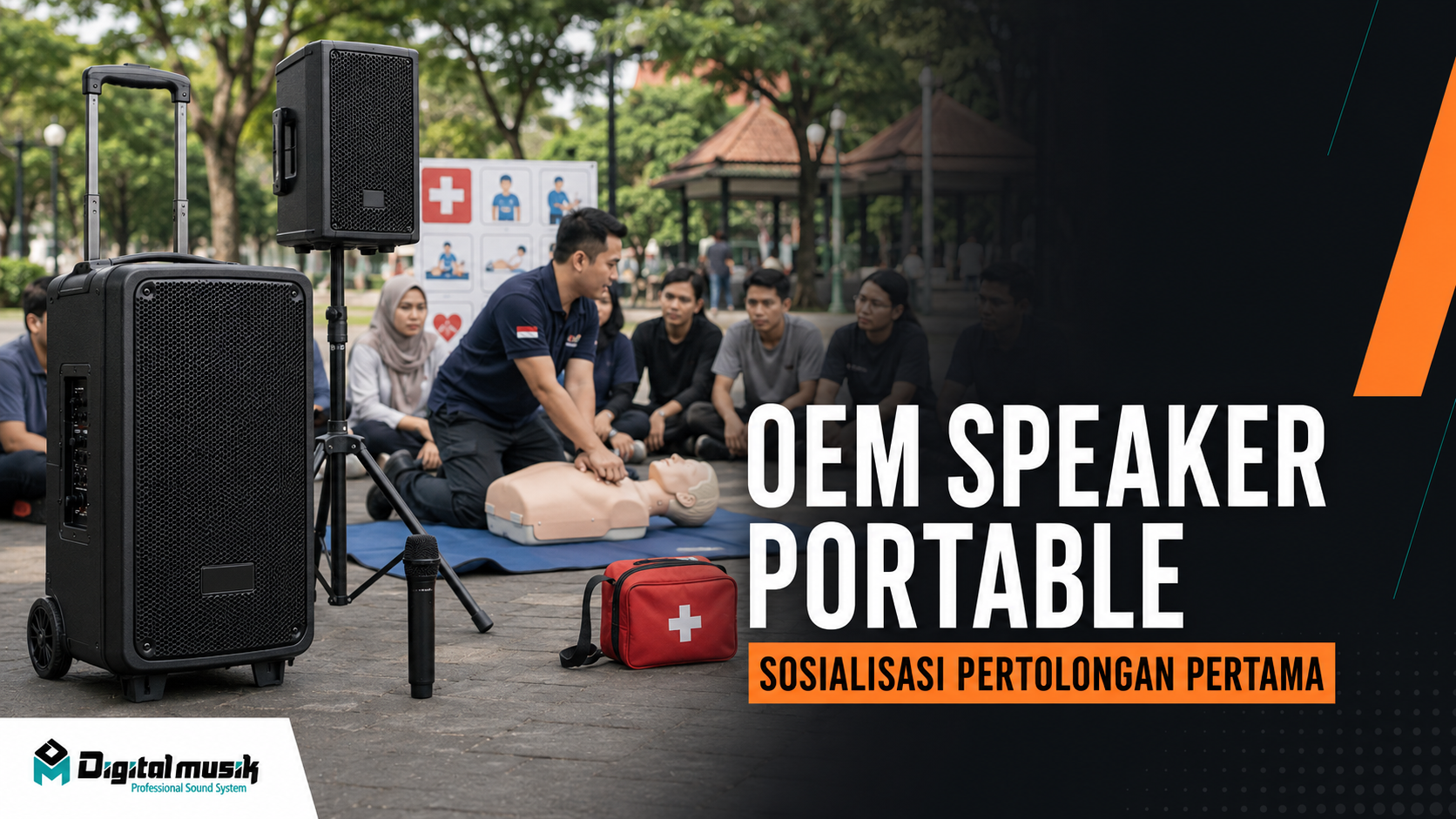 Proses manufaktur speaker portable untuk kebutuhan sosialisasi publik