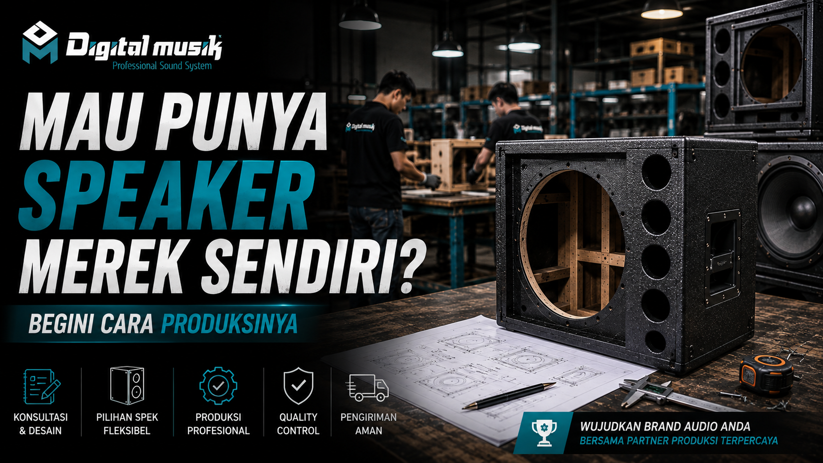 Mau Punya Speaker Merek Sendiri? Begini Cara Produksinya