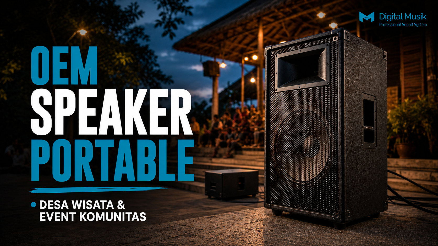 Proses manufaktur speaker portable OEM untuk kebutuhan desa wisata dan event komunitas
