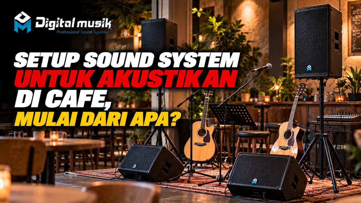 Setup Sound System untuk Akustikan di Cafe, Mulai dari Apa?