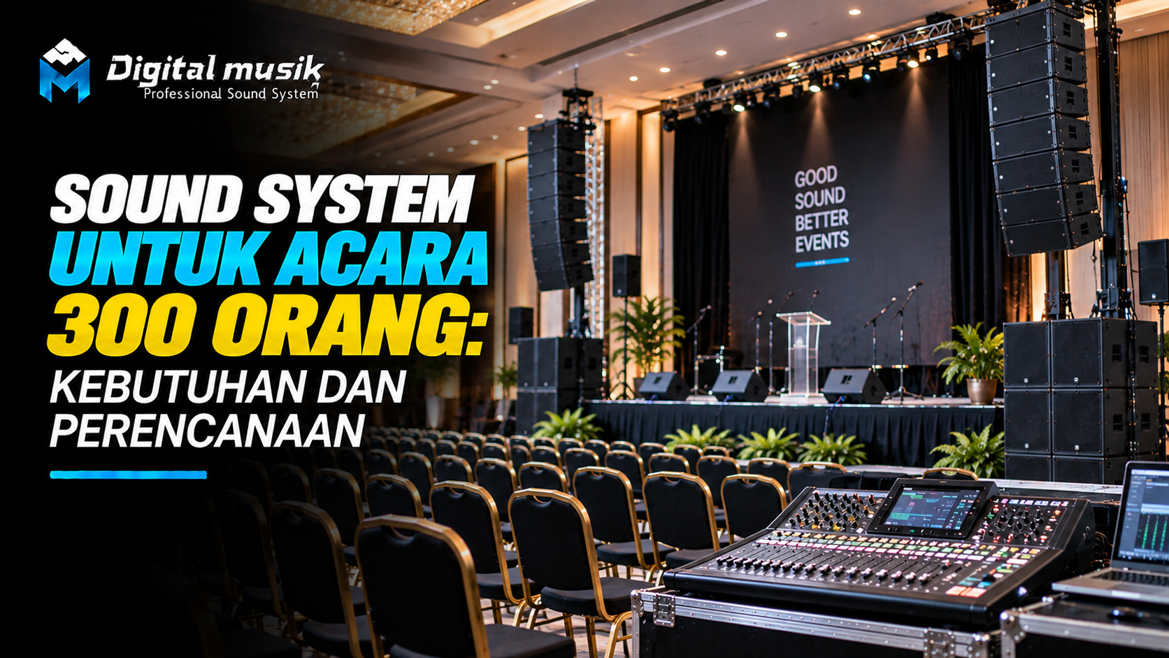 Sound System untuk Acara 300 Orang: Kebutuhan dan Perencanaan