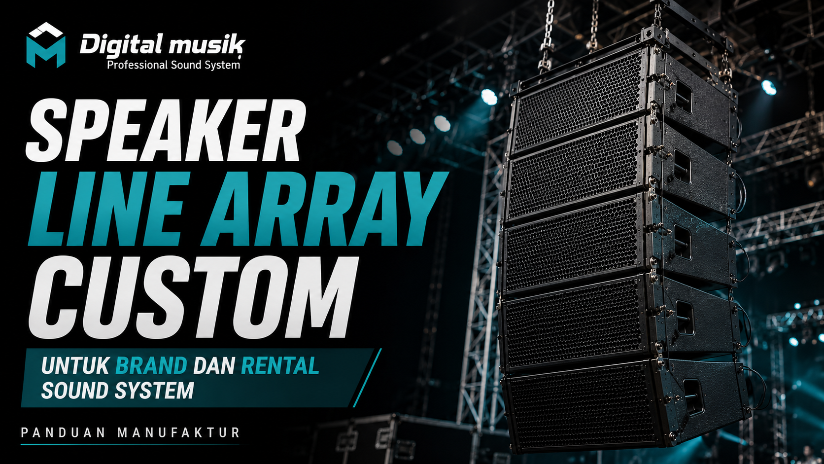 Line Array Custom Speakers for Brands and Rental Sound Systems: Manufacturing Guide